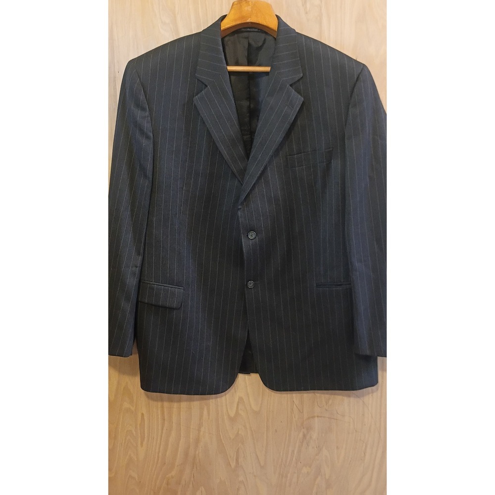 Jack Victor Rochester Big & Tall Pinstripe Blazer 48 Wool Sport Coat Canada